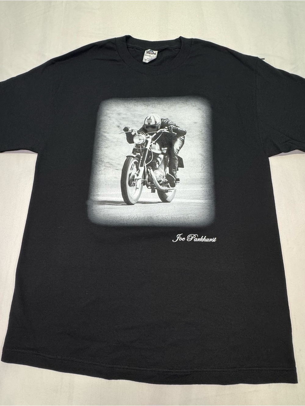 Black Motorcycle Graphic Tee - Men's Shirt
